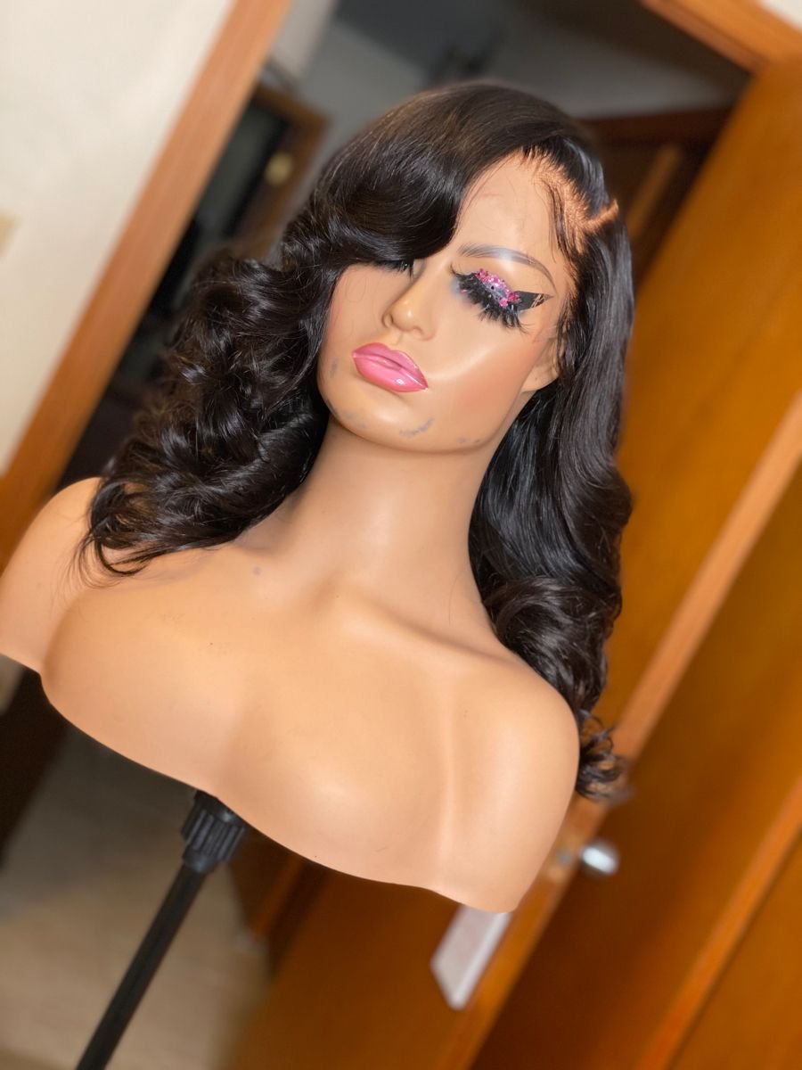 Full lace human hair wigs Adorable hair suppliers