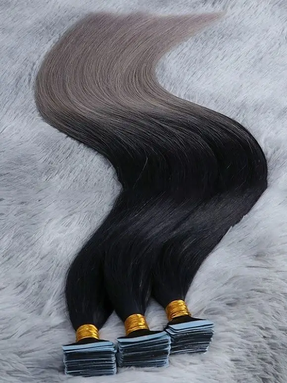 Taped human hair extensions Adorable Hair Suppliers
